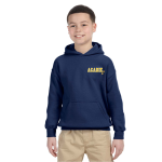 Navy Youth Hooded Sweater Left