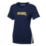 Navy and White Ladies Jersey Center