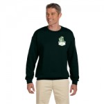 Unisex Gildan Crewneck Sweater Green Small