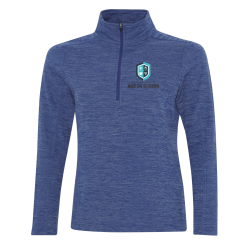 ATC™ DYNAMIC HEATHER FLEECE 1/2 ZIP LADIES' SWEATSHIRT