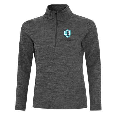 ATC™ DYNAMIC HEATHER FLEECE 1/2 ZIP LADIES' SWEATSHIRT