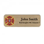 Red Knights Name Badge