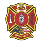 Red Knights Ontario 7 US Canada Sticker