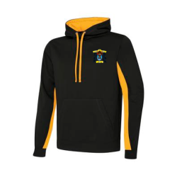Black/Gold Unisex Two Tone Pullover Hoodie 