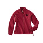womens red jacket