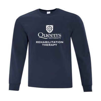 ATC Everyday Cotton Long Sleeve Tee Navy Blue Full Chest