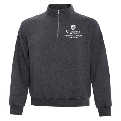 ATC Everyday Fleece 1/4 Zip Sweatshirt Dark Heather Grey